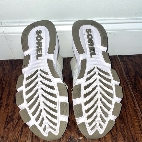 Breatheable Sorel Men’s Kinetic rush mesh sneaker fawn white size 10 - Picture 2 of 6